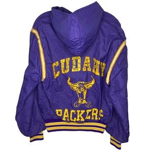 Ripon Cudahy Packers Vintage Jacket USA Made Wisconsin Pullover Varsity 80s